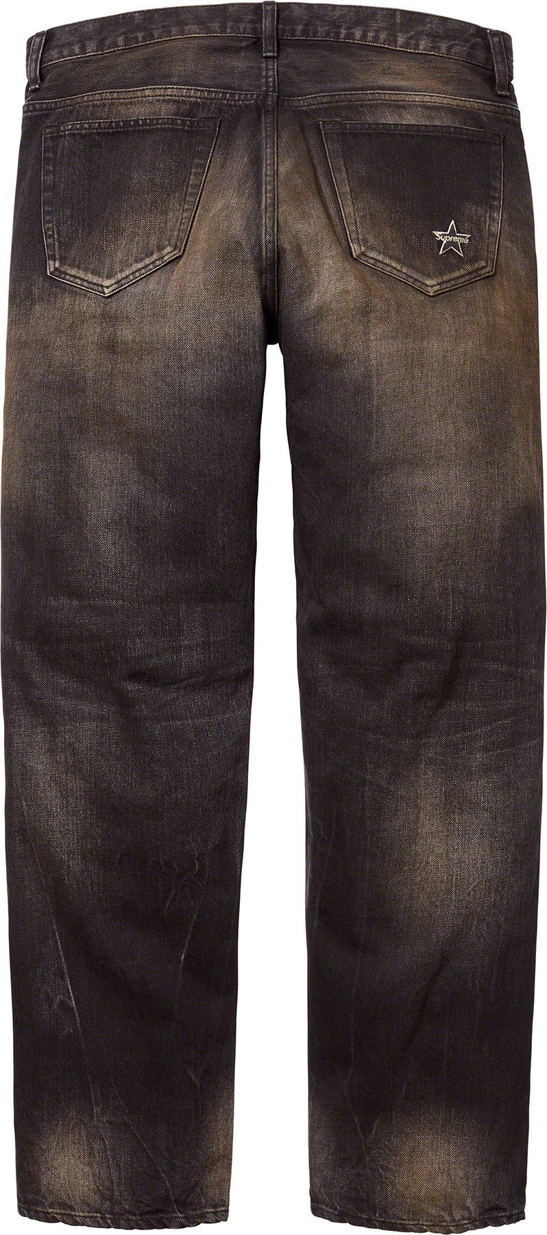 Distressed Loose Fit Selvedge Jean view 10